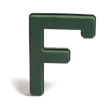 Floral Foam Letter F (Plastic Backed)