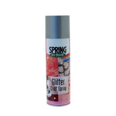 Spray Paint - Silver Glitter