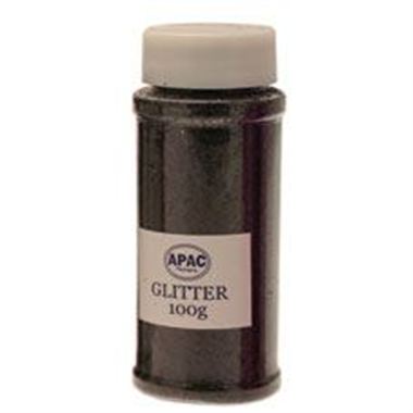 Flower Glitter - Black