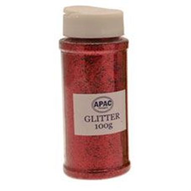 Flower Glitter - Red