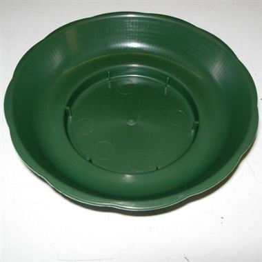 Plastic Floral 'O' Saucers Green 