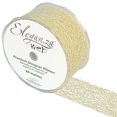 Ribbon Web 50mm - Ivory