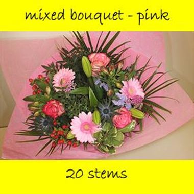 Bouquet Mixed Pink - 20 stems