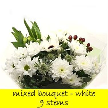Bouquet White - 9 stems