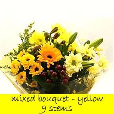 Bouquet Yellow - 9 stems