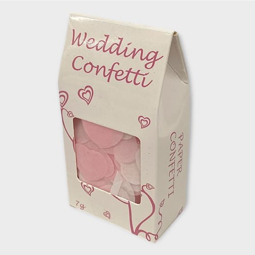 Pink & White Paper Confetti