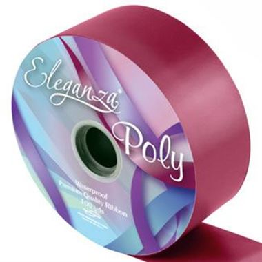 Ribbon Poly - Burgundy