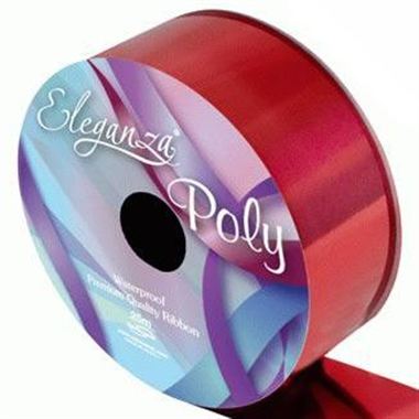 Ribbon Poly - Metallic Red 