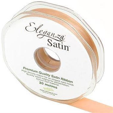 Ribbon Satin Peach - 15mm 