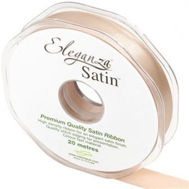 Ribbon Satin Champagne Gold - 15mm  