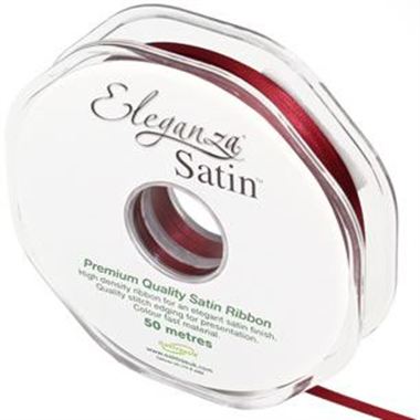 Ribbon Satin Claret - 3mm