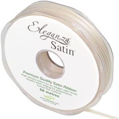 Ribbon Satin Cream - 3mm