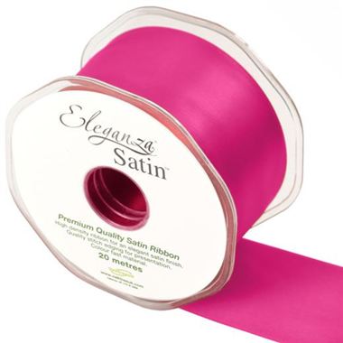 Ribbon Satin Fuschia - 50mm