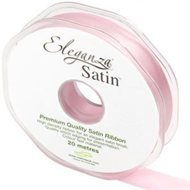 Ribbon Satin Light Pink - 15mm