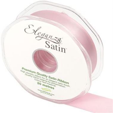 Ribbon Satin Light Pink - 25mm