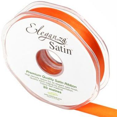 Ribbon Satin Orange - 15mm