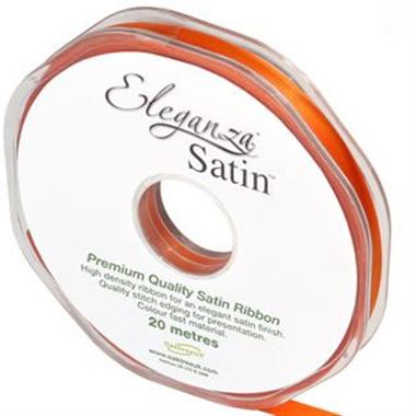Ribbon Satin Orange - 6mm 