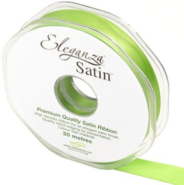 Ribbon Satin Pistachio - 15mm 