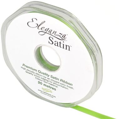 Ribbon Satin Pistachio - 6mm 