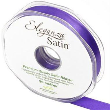 Ribbon Satin Purple - 15mm