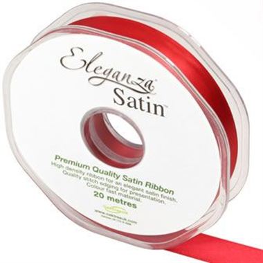 Ribbon Satin Red - 15mm