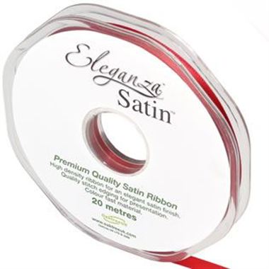 Ribbon Satin Red - 6mm