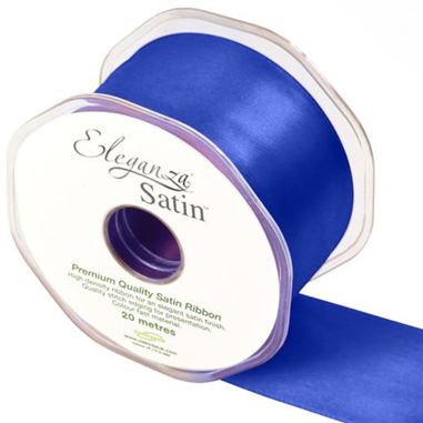 Ribbon Satin Royal Blue - 50mm 