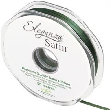 Ribbon Satin Sage Green - 3mm 