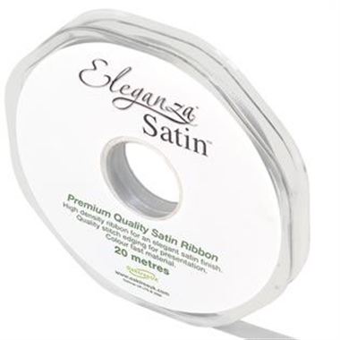 Ribbon Satin Silver - 6mm