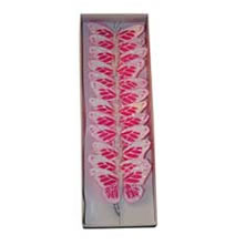 Butterflies Hot Pink Feather 2.75"