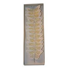 Butterflies Light Cream Feather 2.75"