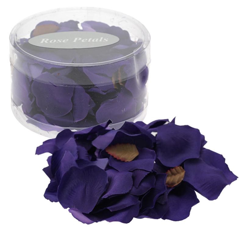 Silk Rose Petals - Purple