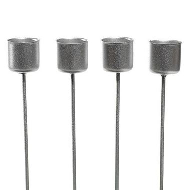 Candle Taper Picks - Silver