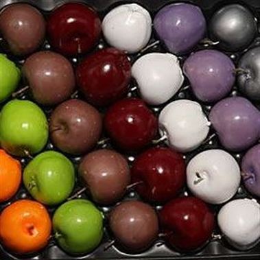 Waxed Apples - Mixed (Cols may vary to image)