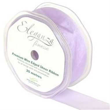 Ribbon Organza Lavender - 32mm 