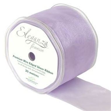 Ribbon Organza Lavender - 70mm