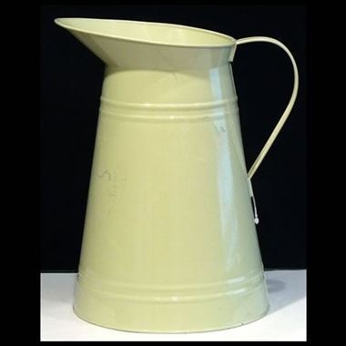 Zinc Coloured Jug - Apple Green