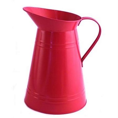 Zinc Coloured Jug - Hot Pink