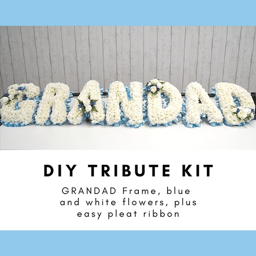 DIY GRANDAD Funeral Tribute Kits Wholesale Dutch Flowers