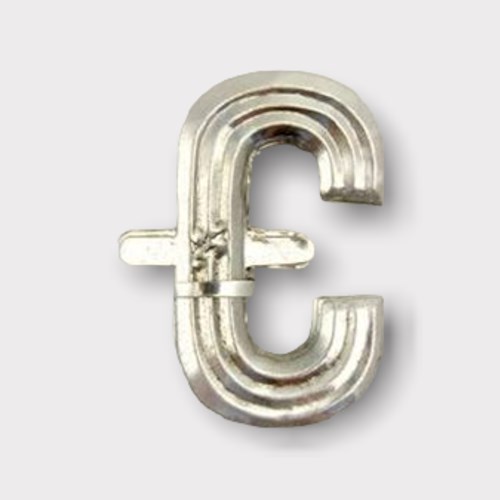 Aluminium Letter C