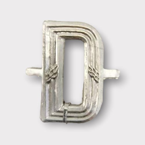 Aluminium Letter D