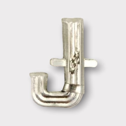 Aluminium Letter J