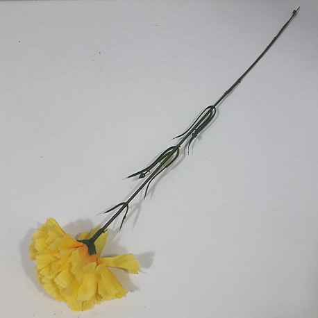 Artificial Carnation Stems - Yellow