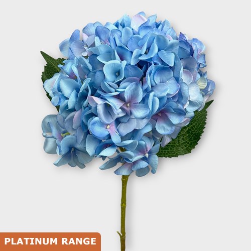 Artificial Faux Hydrangea Blue