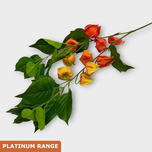 Artificial Faux Chinese Lantern Spray
