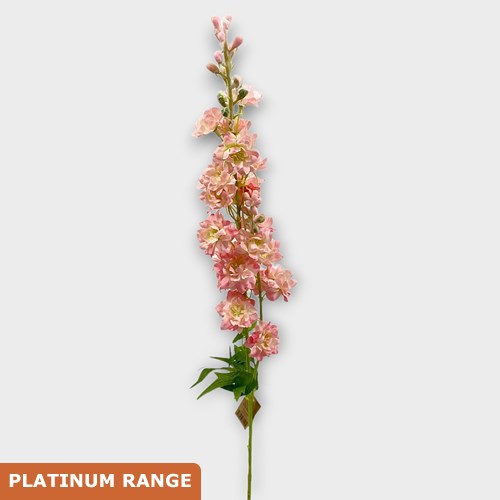 Artificial Faux Delphinium Spray Pink