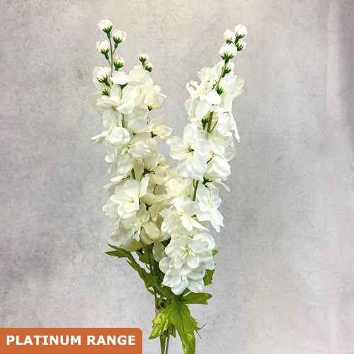 Artificial Faux Delphinium White