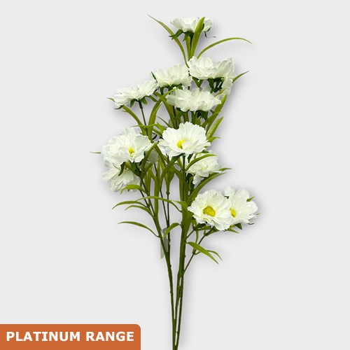 Artificial Faux Lillia Daisy Spray (White) x 3
