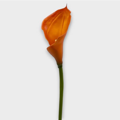 Artificial Faux Calla Lily Orange