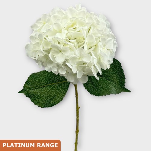 Artificial Faux Hydrangea White